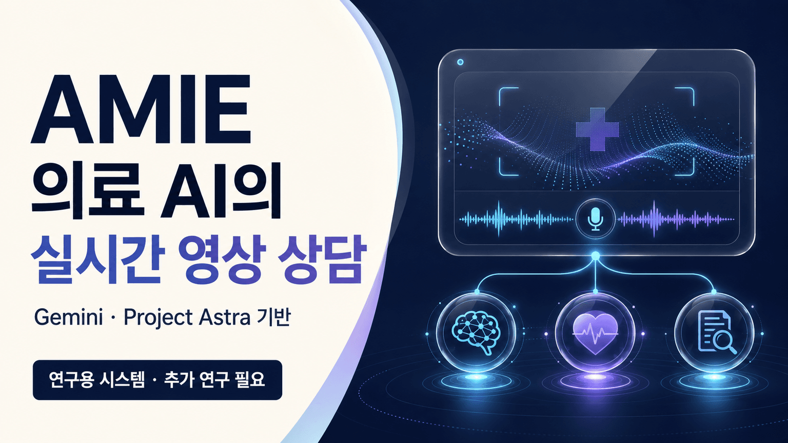 AMIE: Advancing medical AI for video consultations
