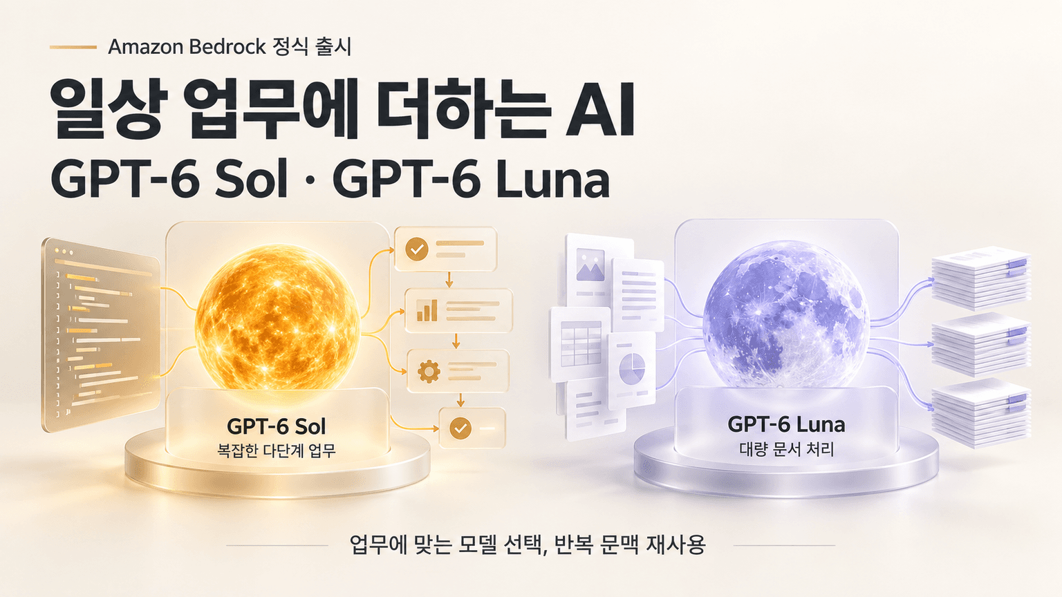 Bring more intelligence to everyday work with GPT-6 Sol and GPT-6 Luna on Amazon Bedrock