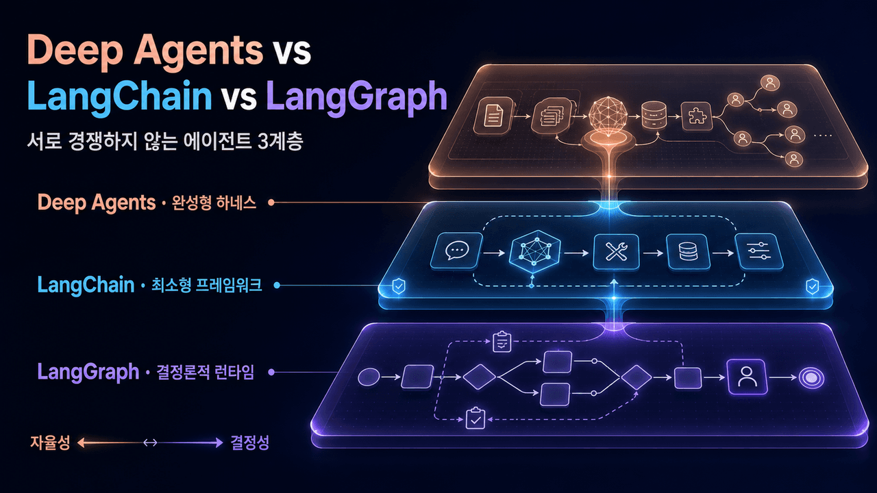 Deep Agents vs LangChain vs LangGraph