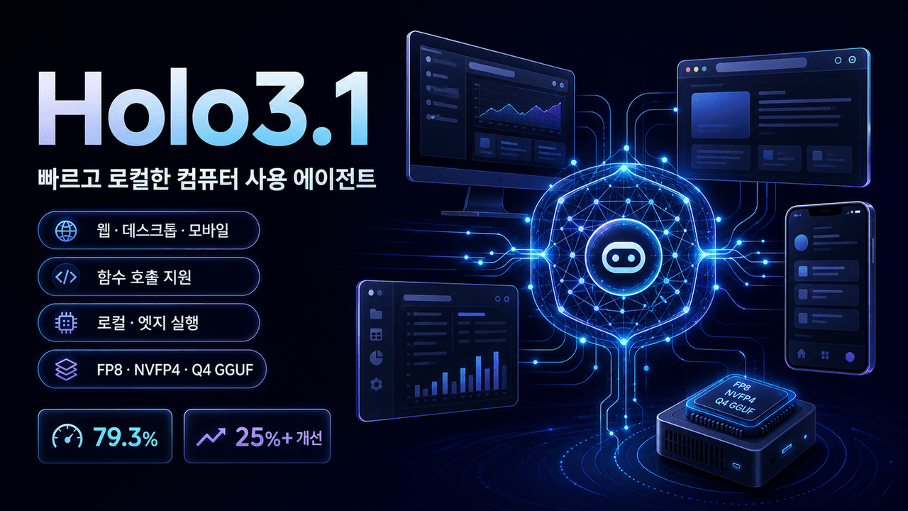 Holo3.1: Fast & Local Computer Use Agents