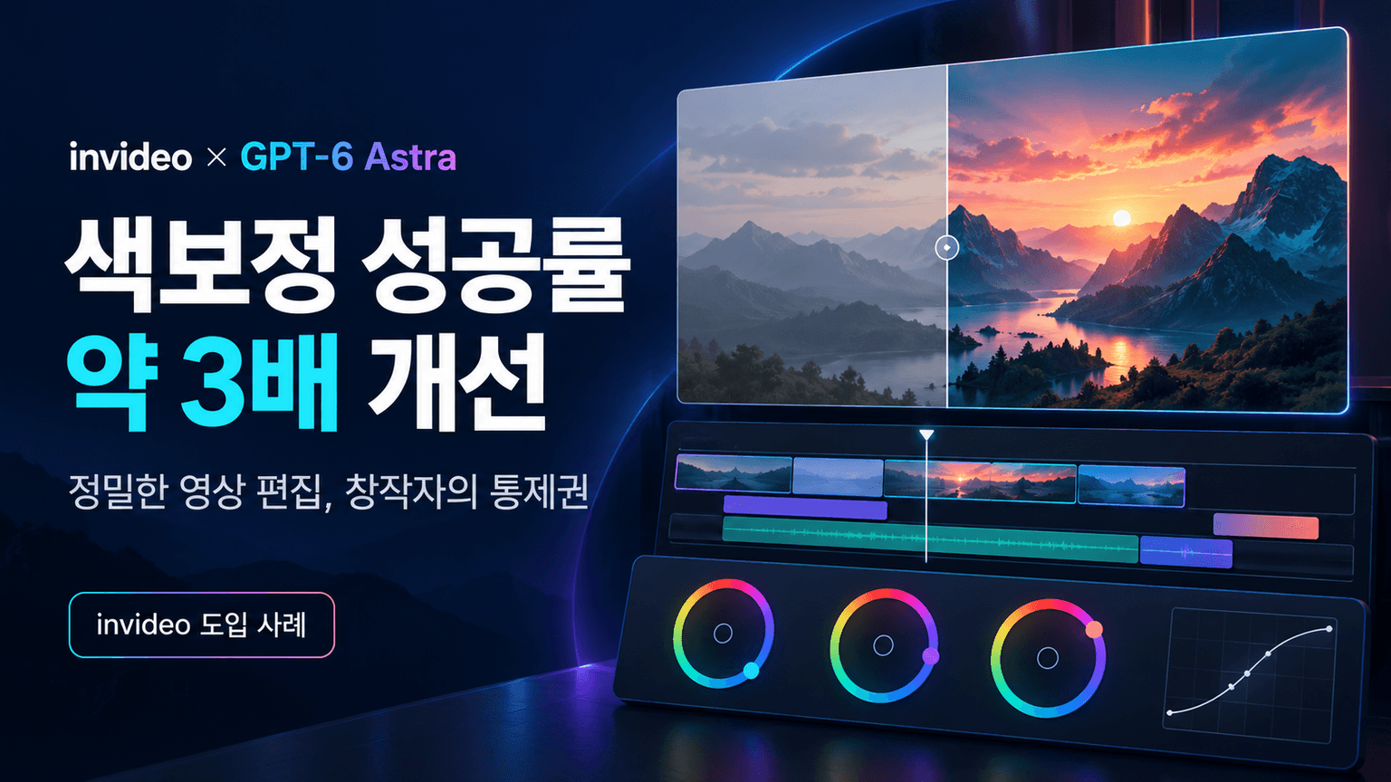 How invideo improves color grading 3x with GPT‑6 Astra