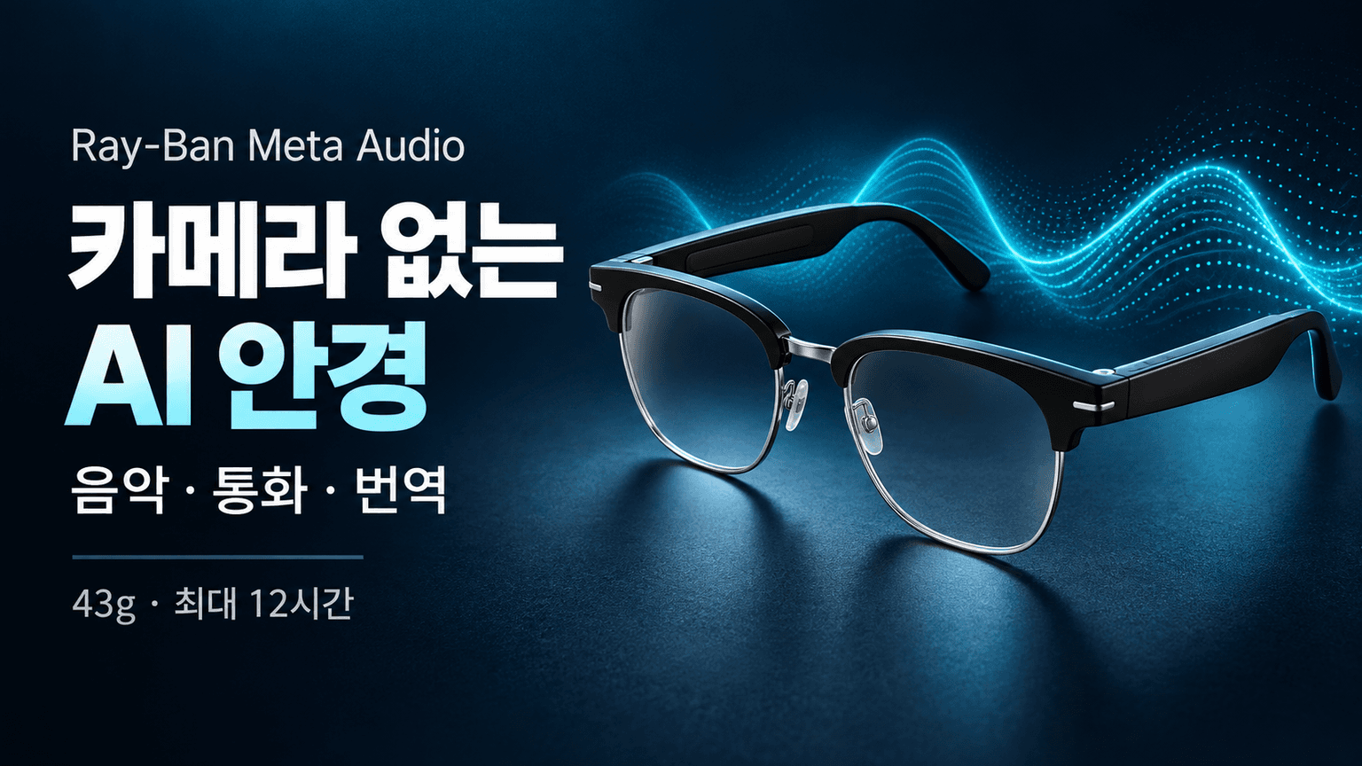 Meta introduces camera-free AI glasses