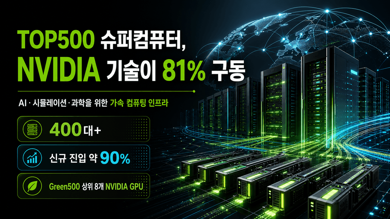 NVIDIA Powers Over 400 of the World’s 500 Fastest Supercomputers
