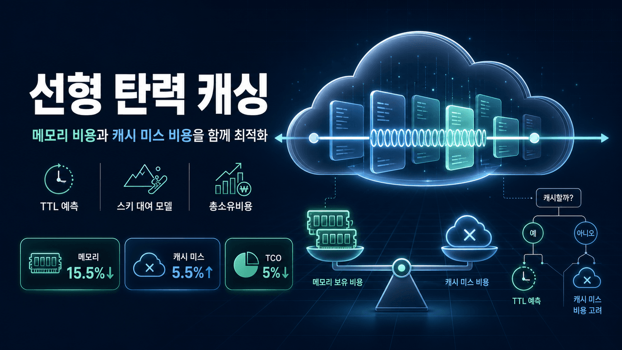 Optimizing cloud economics with linear elastic caching