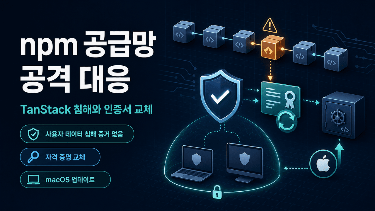 Our response to the TanStack npm supply chain attack