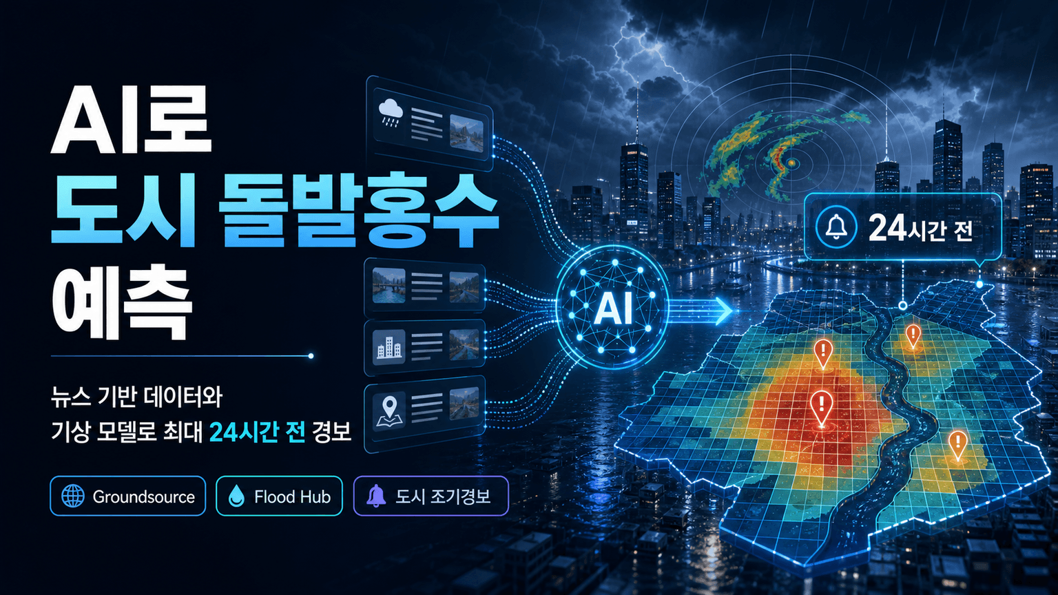 Protecting cities with AI-driven flash flood forecasting