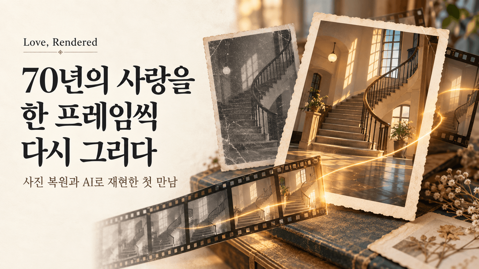 Recreating a 70-year love story frame by frame