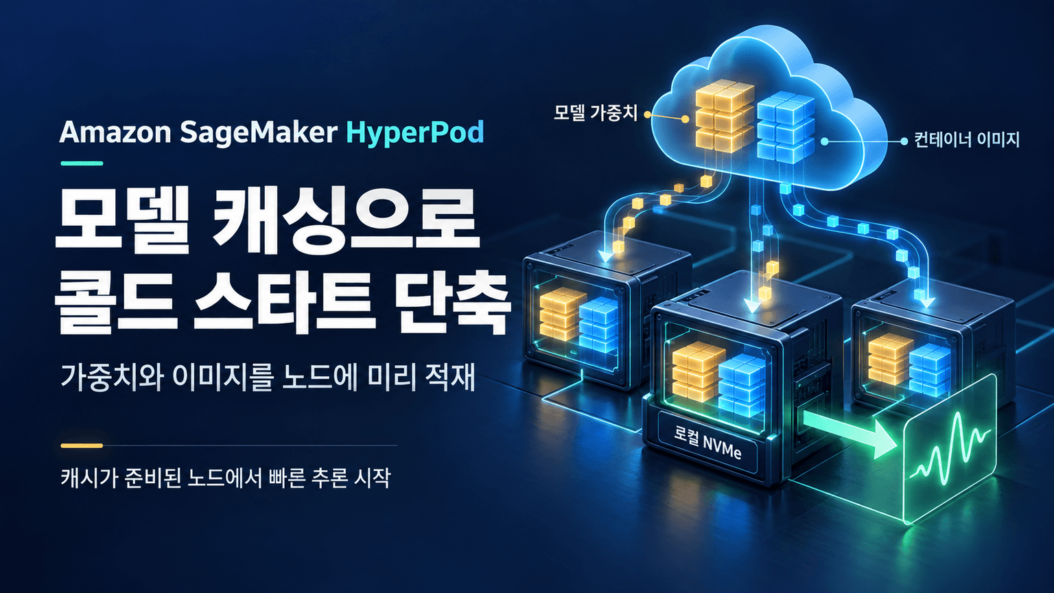 Reduce inference cold starts on Amazon SageMaker HyperPod with model caching