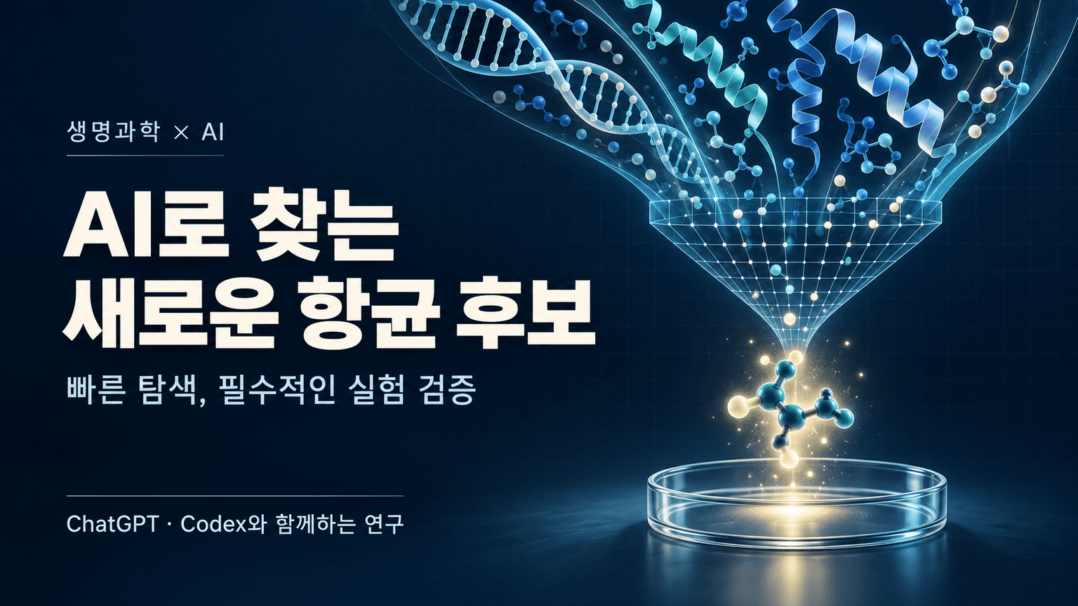 How a researcher uses Codex and ChatGPT to search for new antimicrobial molecules