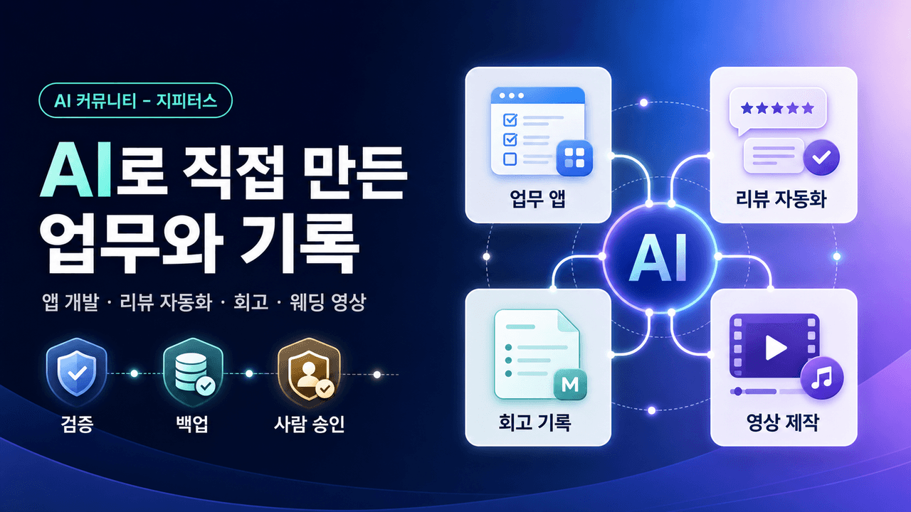AI 커뮤니티 - 지피터스