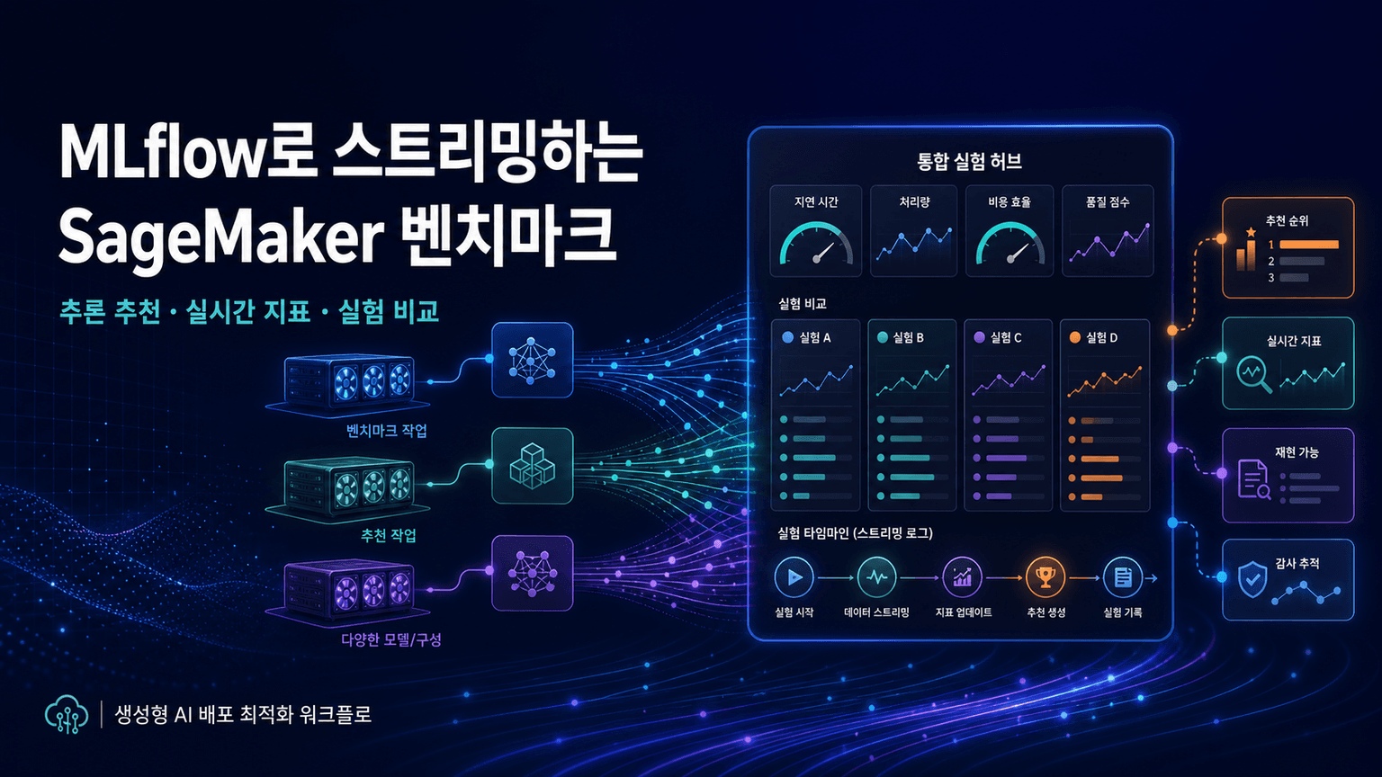 Streaming benchmark and recommendation results to MLflow with Amazon SageMaker AI