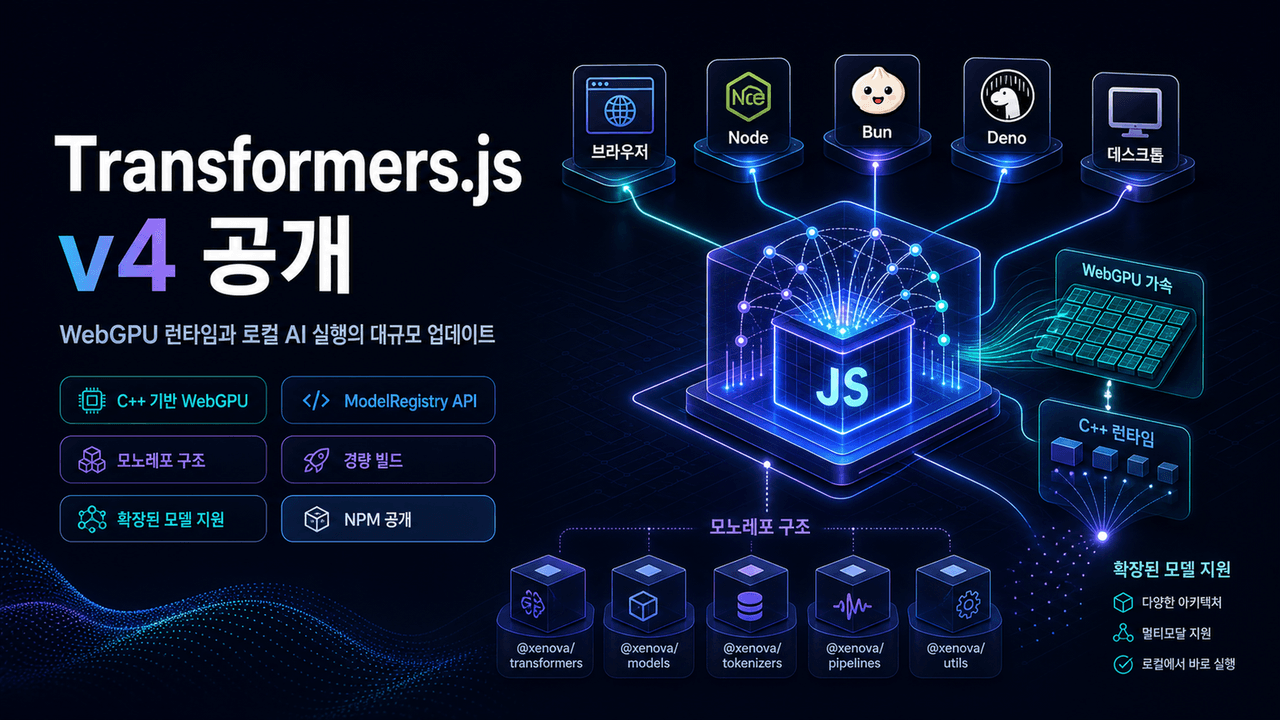 Transformers.js v4: Now Available on NPM!