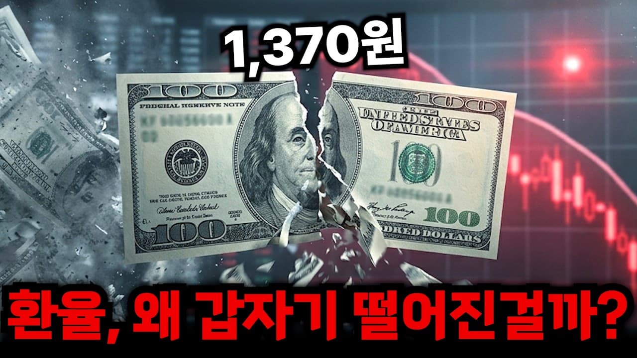 1300원?! 환율이 대폭락한 진짜 이유