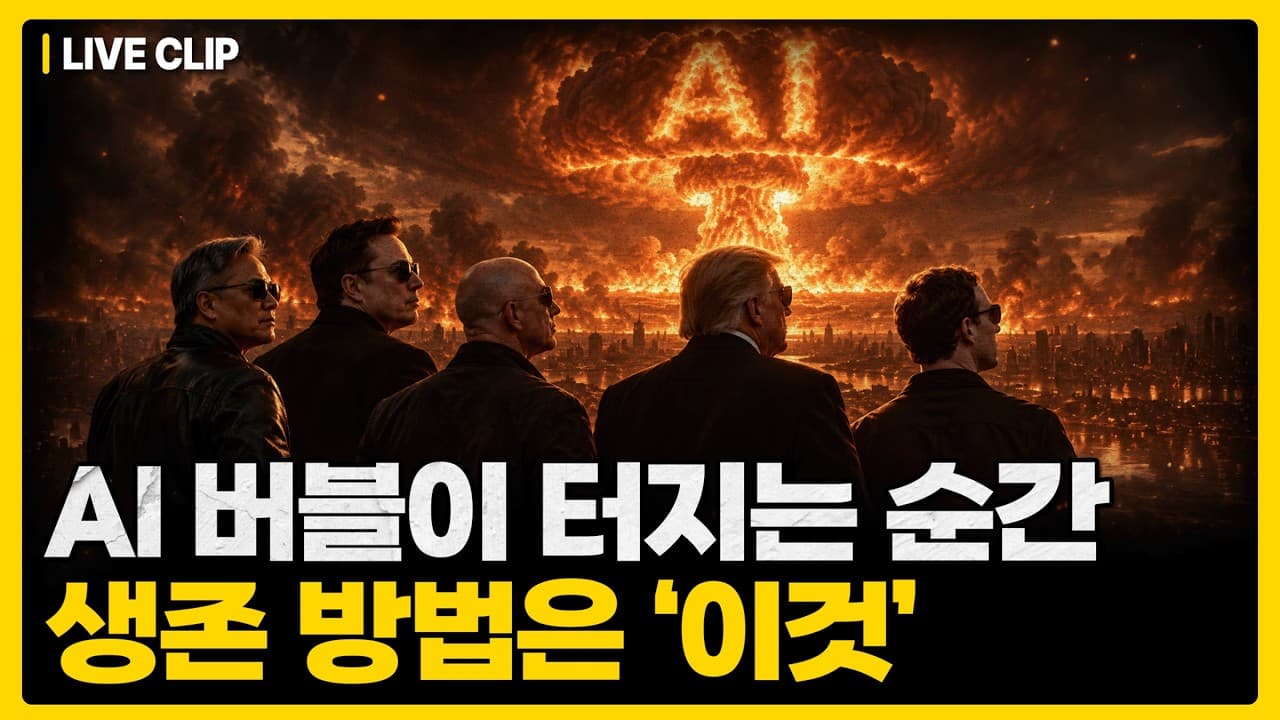 AI 때문에 주가가 폭등하기도 하지만, 이로 인한 버블은 언젠가 분명히 터지게 되어 있습니다. 그때를 위한 생존서는 바로 ''이것