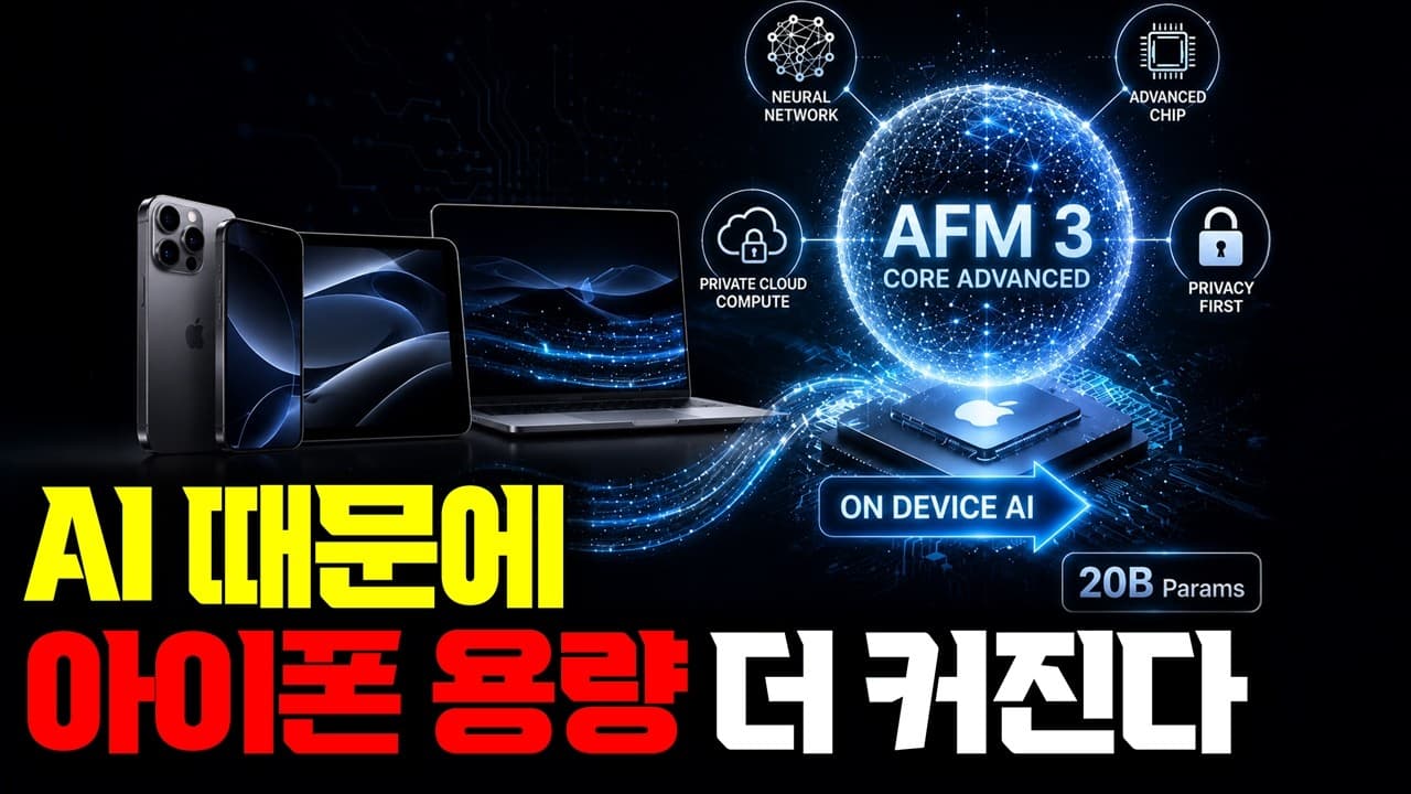 AI 때문에 아이폰 용량 더 커진다? 애플, DRAM 아닌 NAND를 활용한 접근 분석