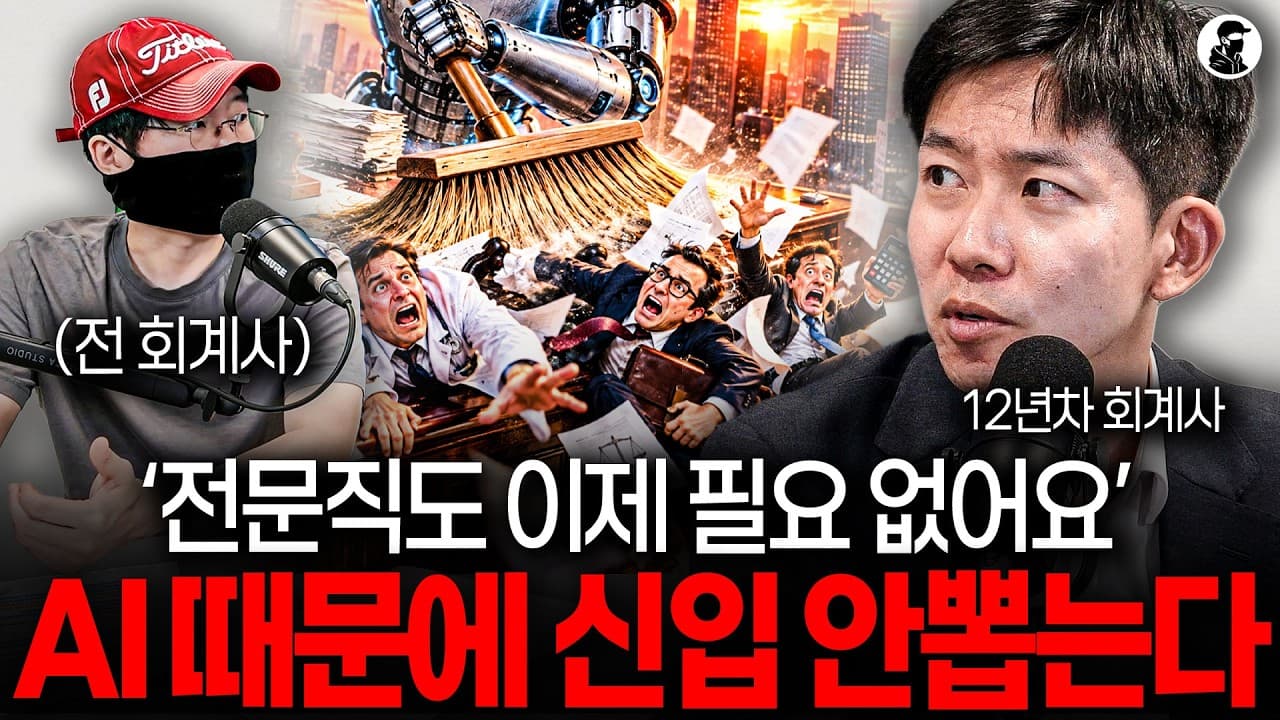 AI시대에 전문직은 사형 선고예요'' 회계사도 파산 직전인 현실