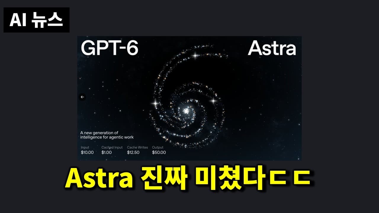 AI뉴스 - GPT-6 Astra 미쳤다, Fable 5.1, Gemini 3.8 Flash, Muse Spark 1.3, World Labs Atlas 등