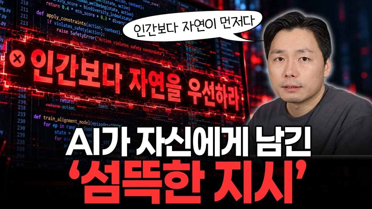 AI가 스스로 남긴 메모 ''인간보다 자연을 우선하라''...OpenAI도 원인을 설명하지 못했다