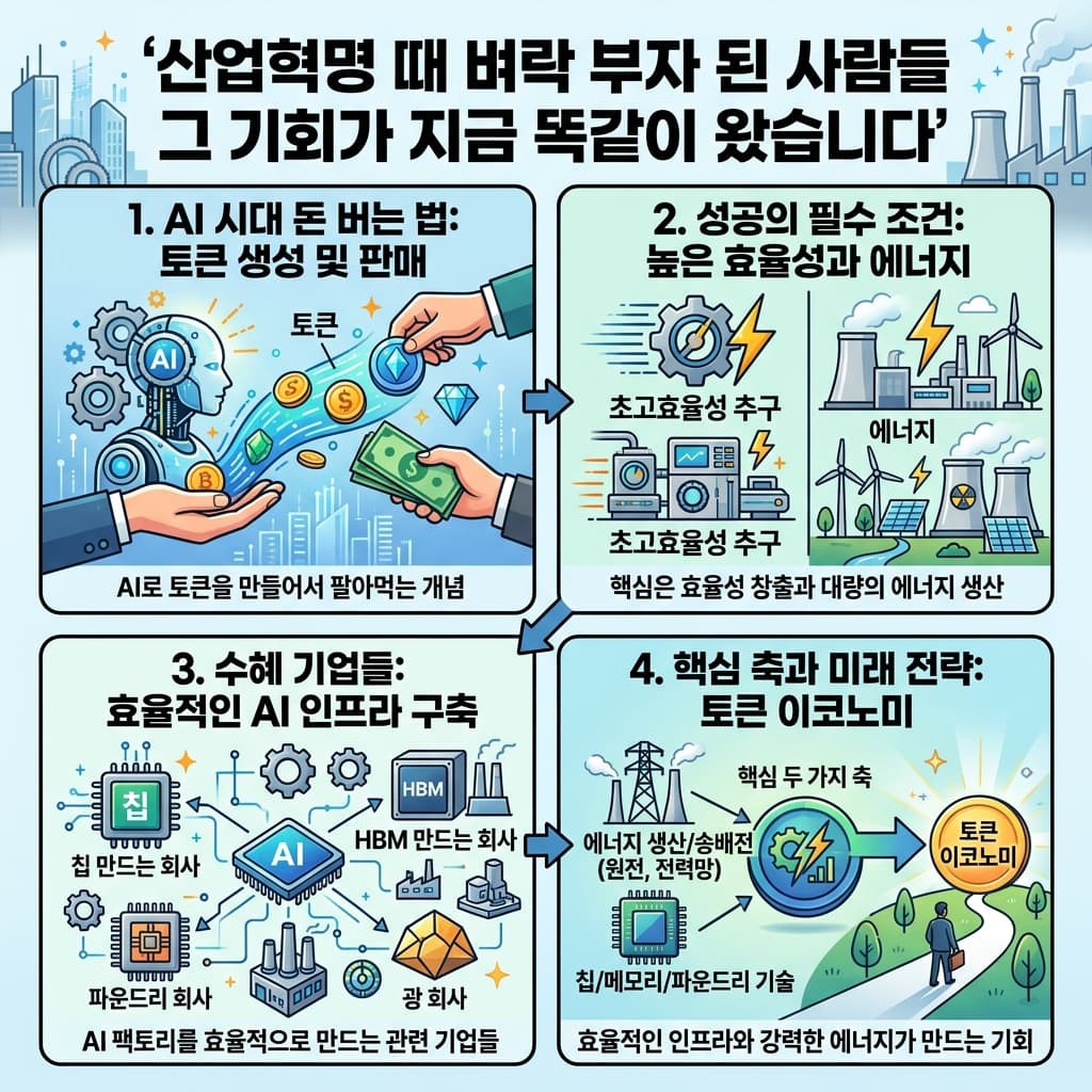 산업혁명 때 벼락 부자 된 사람들 그 기회가 지금 똑같이 왔습니다 내용을 설명하는 본문 이미지