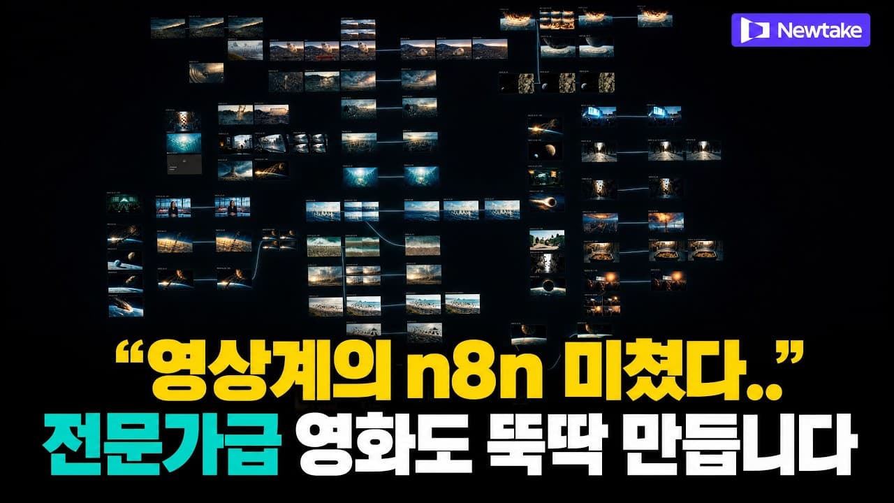 초보라면 환장할 AI 영화만드는 치트키 등장! 영상생성 자동화 미쳤네요.. ㄷㄷ