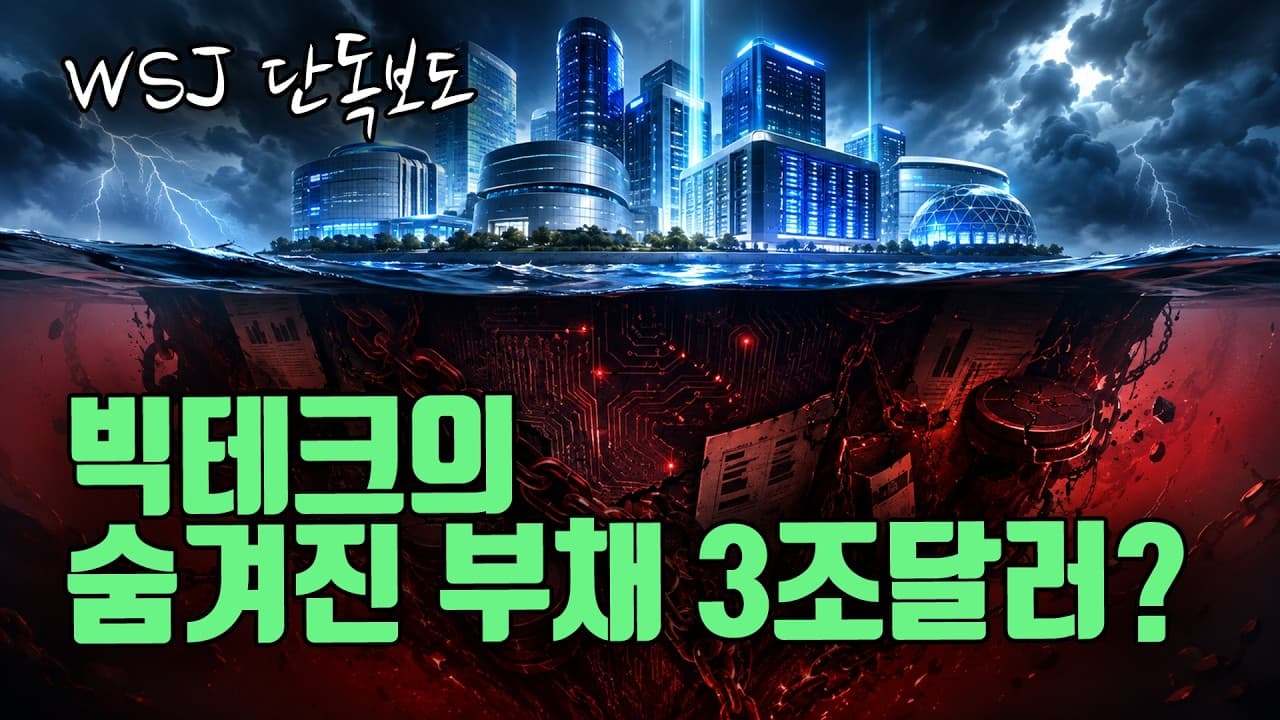 빅테크의 숨겨진 부채 3조달러? WSJ 의 보도