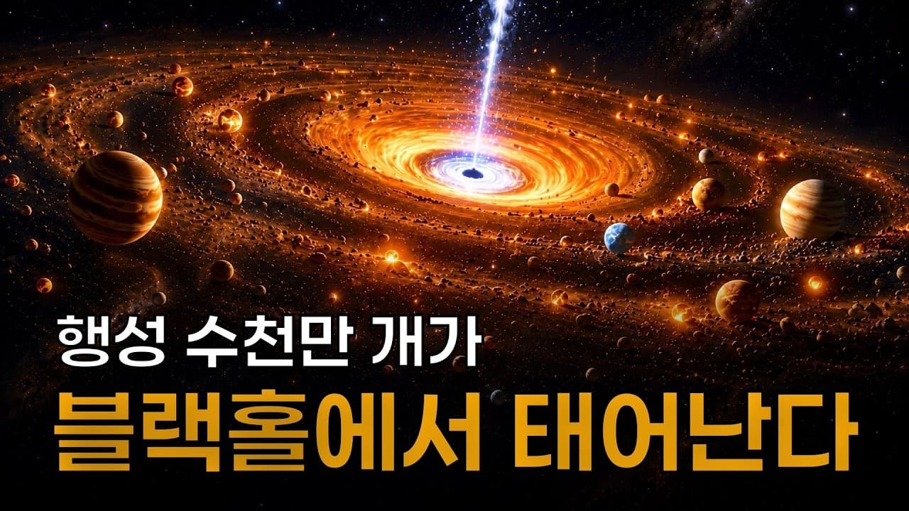 우주의 행성들은 사실 블랙홀에서 만들어지고 있었다