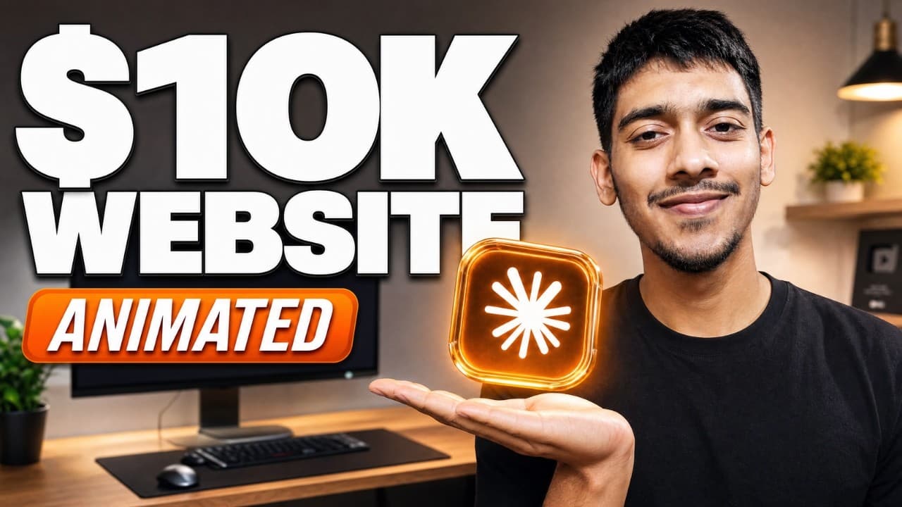 Build $10,000 Animated Websites using Claude Code (Complete Guide)