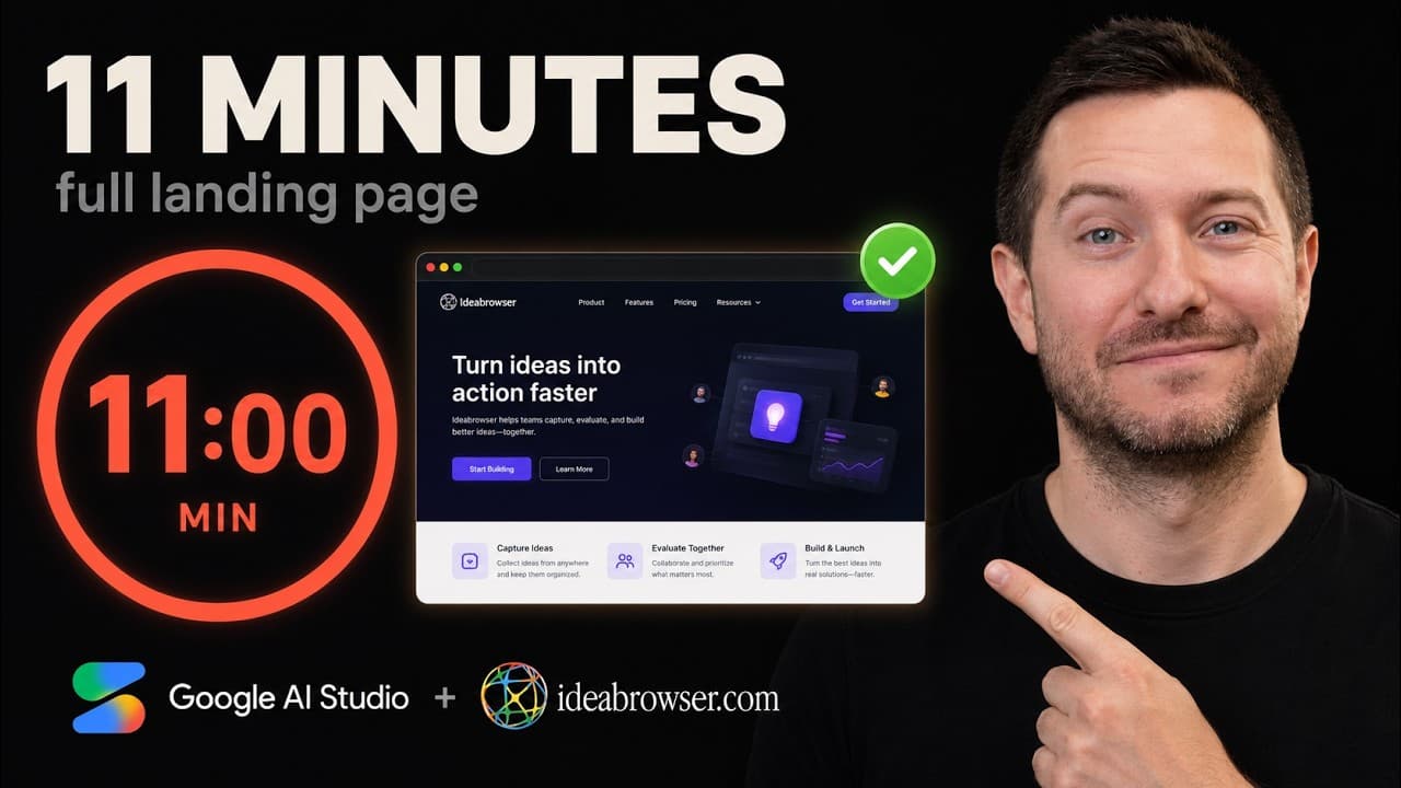 Build INSANLY Fast Landing Pages In 11 Minutes