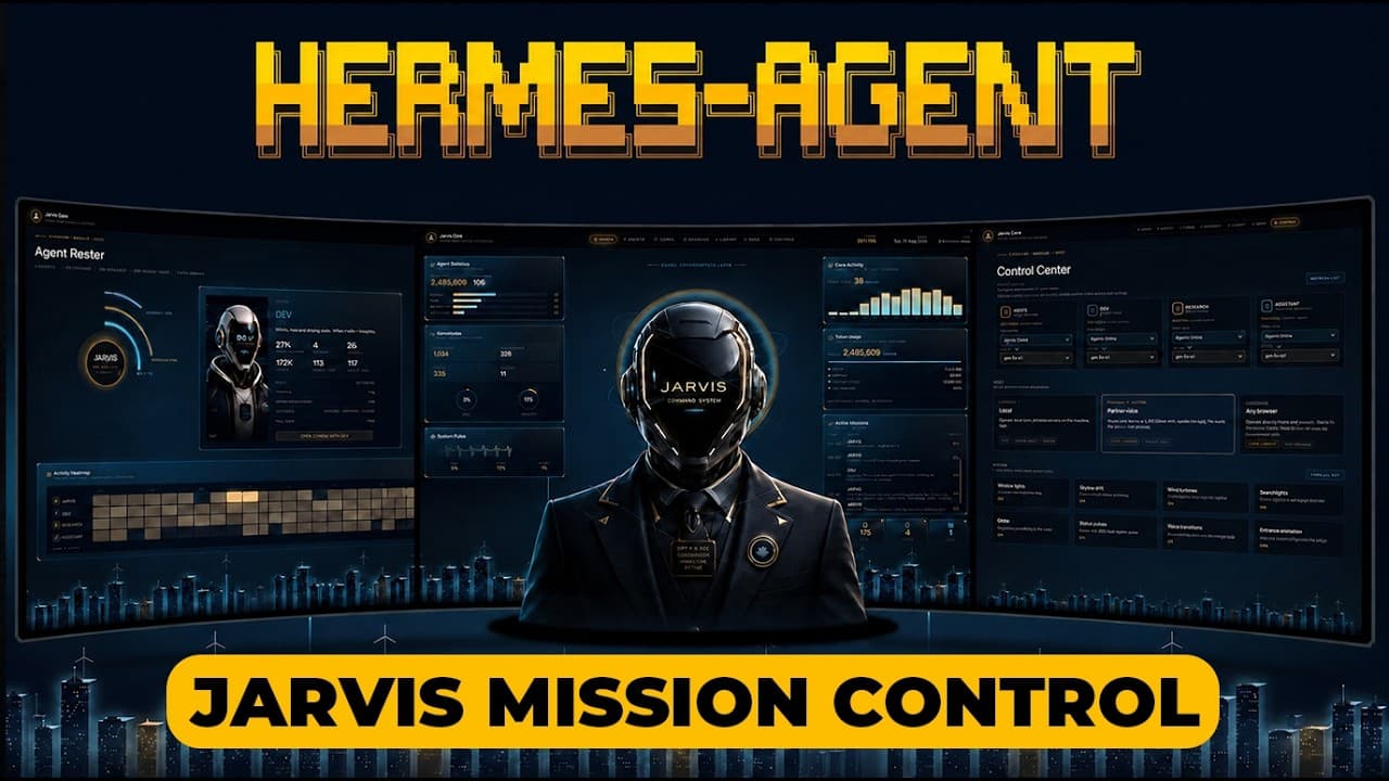 How to build a JARVIS-themed PREMIUM Hermes Mission Control dashboard