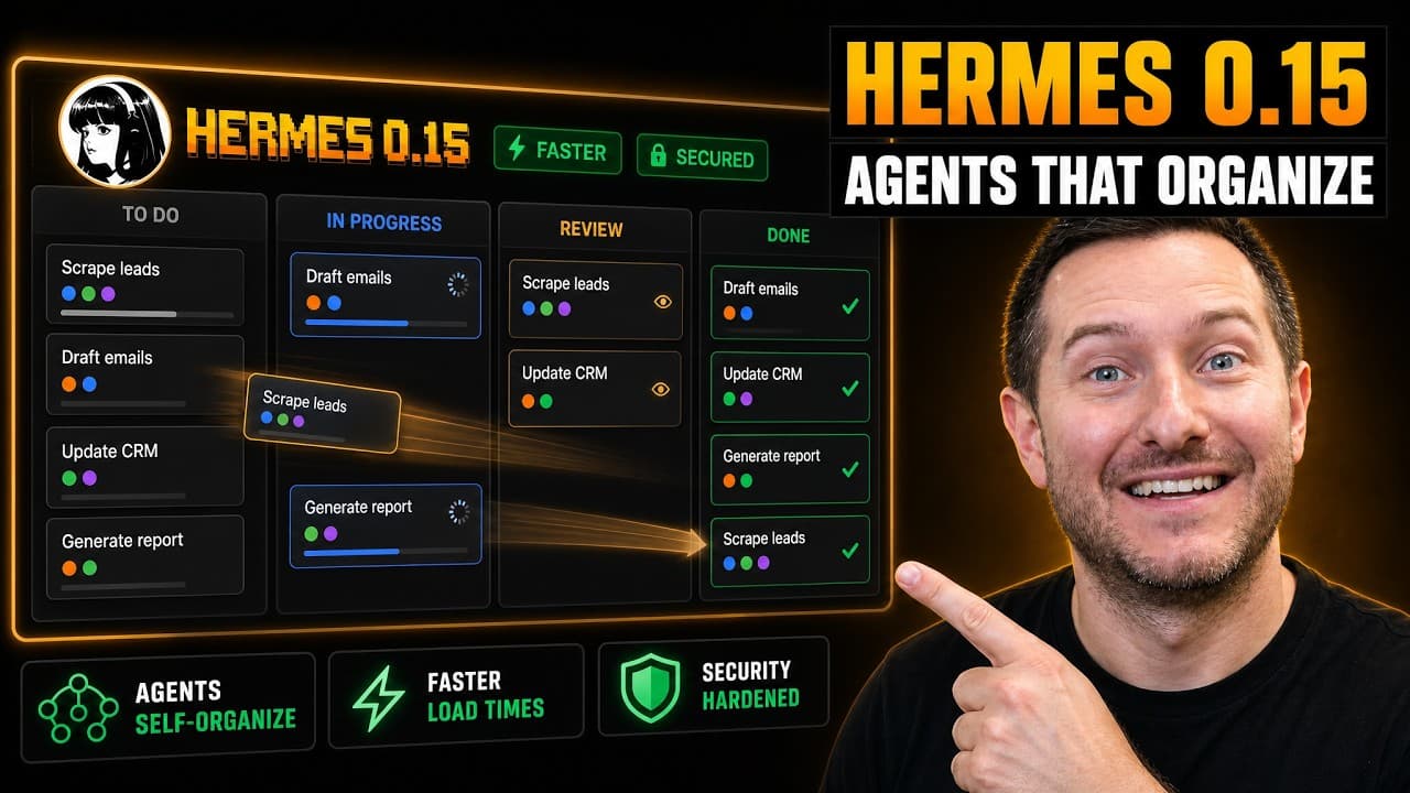 Hermes Agents Now Manage Their Own Work