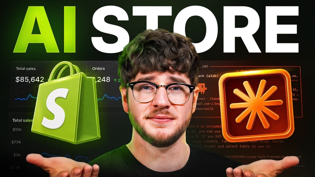 How to Build a Full Shopify Store using AI (Claude Code)
