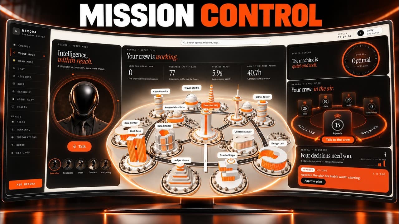 I Built a PREMIUM Misson Control for My 16 Hermes Agents