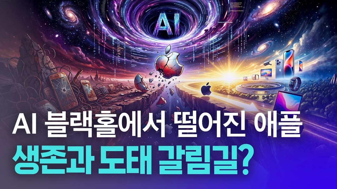 AI 투자에 소극적인 모습을 보여온 애플이 지금과 같은 시장 지배력을 지킬 수 있을지 살펴봤습니다