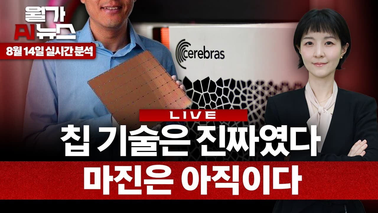 [LIVE] 세계에서 가장 큰 AI칩…세레브라스는 왜 팔아놓고 다시 빌렸나
