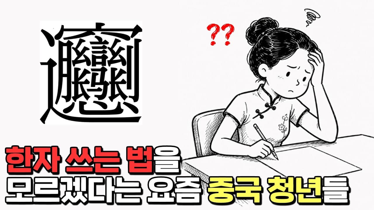 중국을 덮친 ''한자 기억상실증