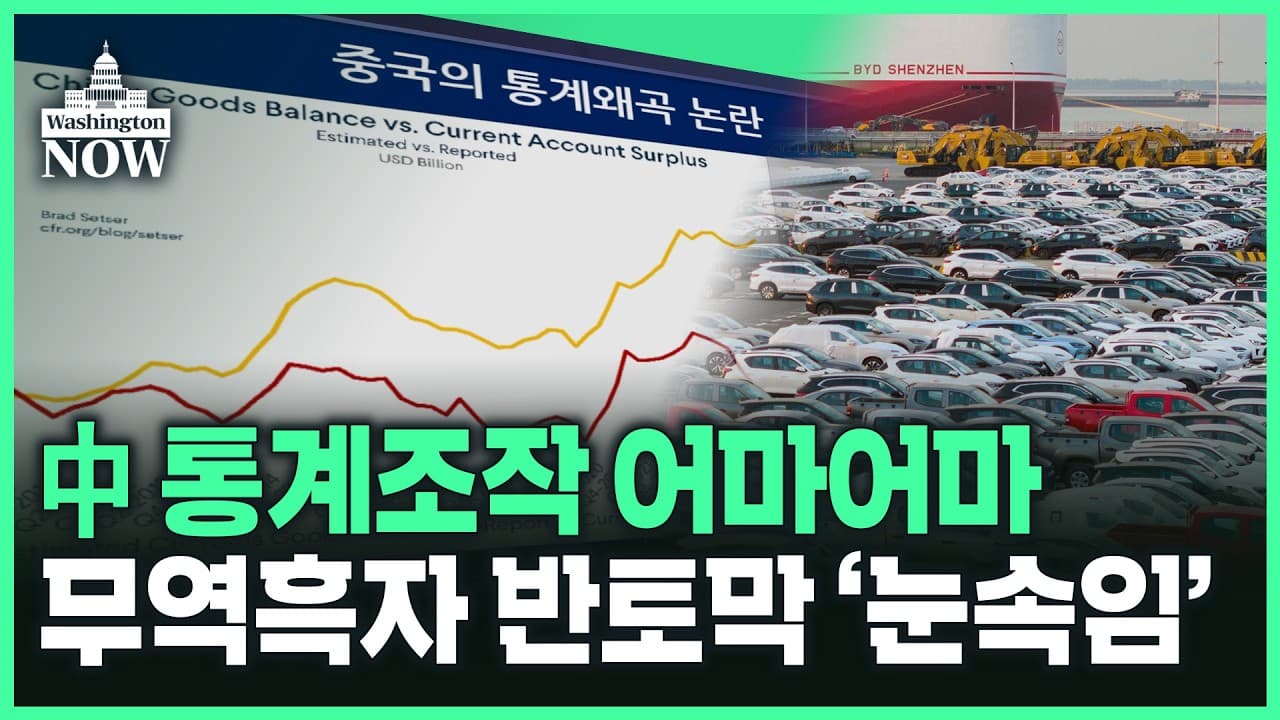 中 무역흑자 반토막 내서 눈속임" 직격탄 날린 美 경제학자ㅣ이상은의 워싱턴나우