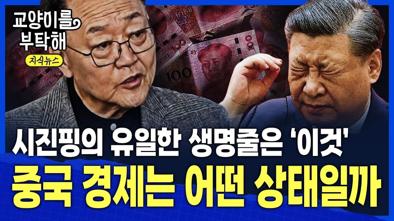 [지식뉴스] "중국이 지갑을 닫았다" 내수 무너지고 붙잡은 ''유일한 생명줄''...시진핑도 절박하다, 중국 경제는 도대체 어떤 상태일까? / 교양이를 부탁해