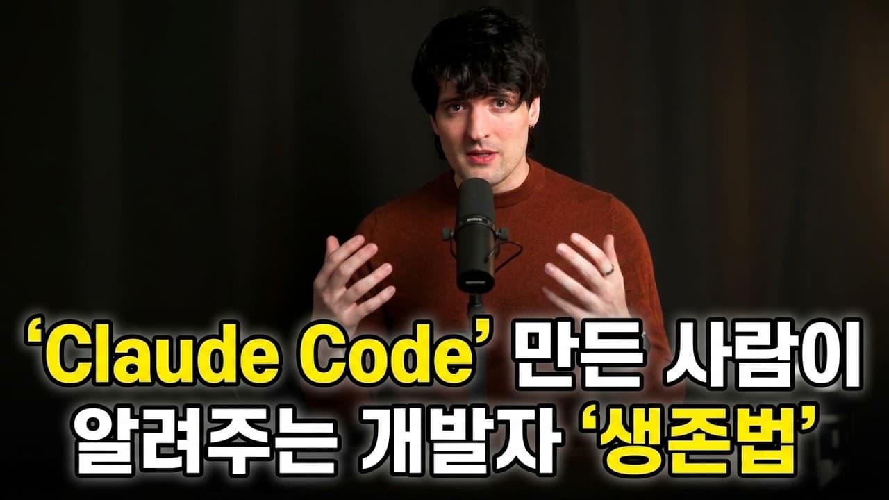 [한영자막] ''Claude Code'' 만든 사람이 알려주는 개발자 ''생존법