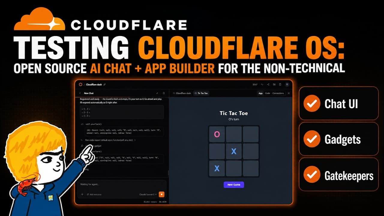 Testing Cloudflare OS: Open Source AI Chat + App Builder for the Non-Technical
