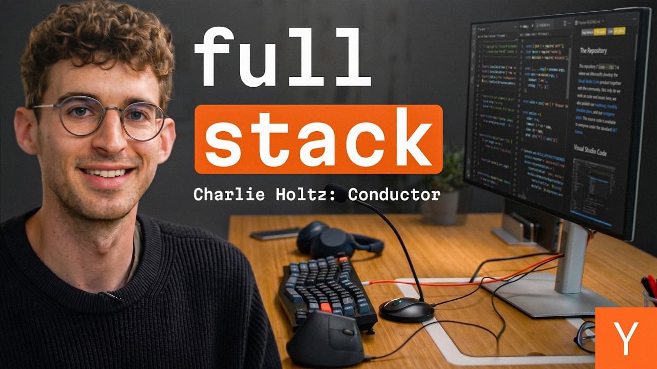 Conductor CEO Charlie Holtz Walks Us Through His AI Coding Setup