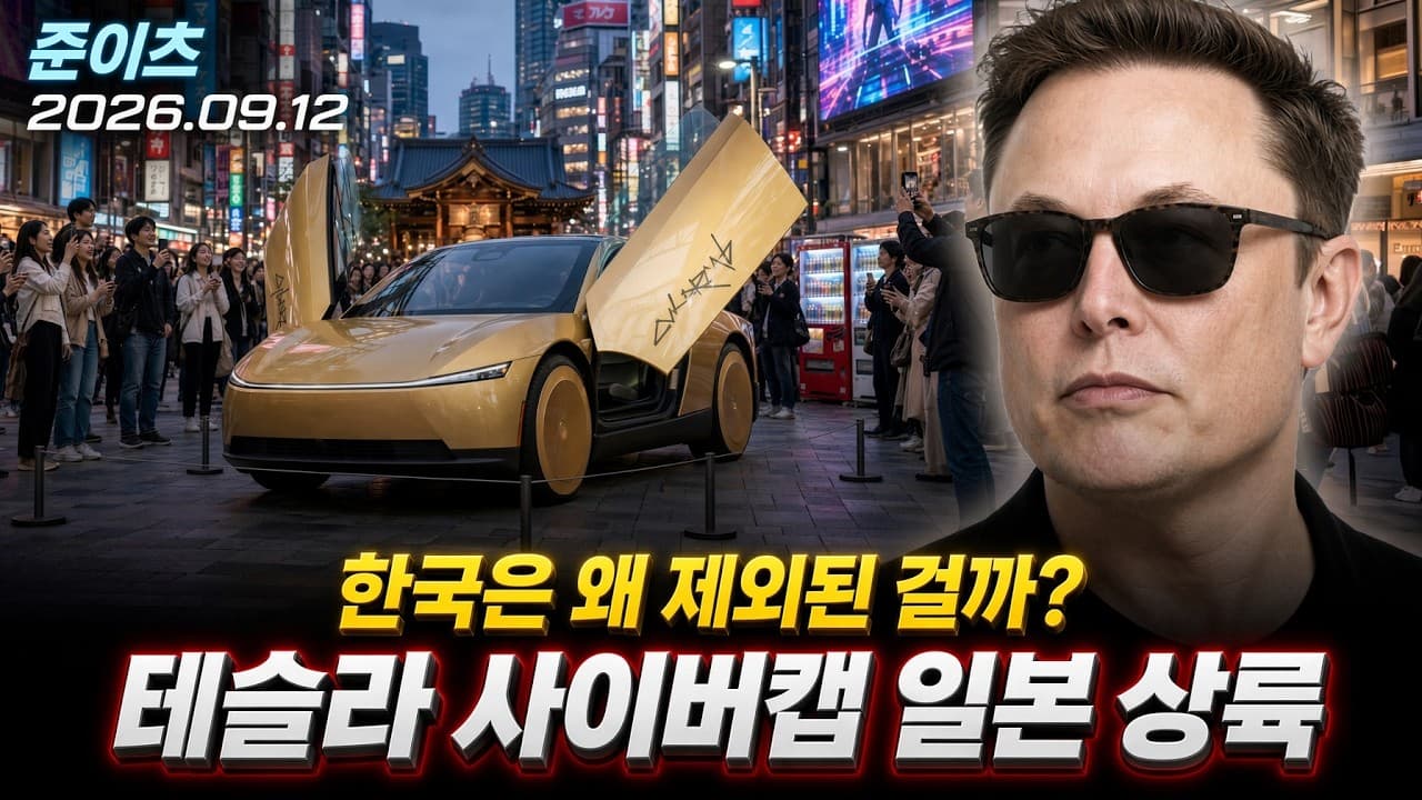 테슬라 사이버캡 일본 상륙. 한국은 왜 제외된 걸까?