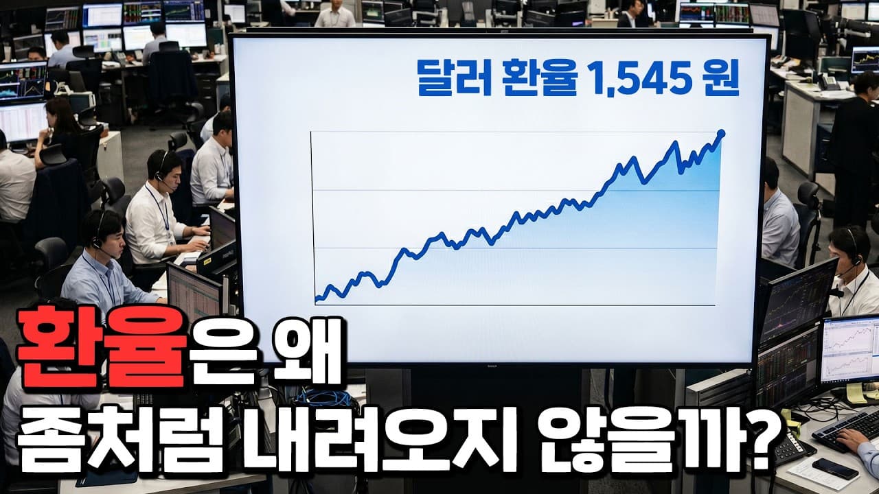 수출도 좋고, 코스피도 좋은데, 왜 환율은 계속 높을까?
