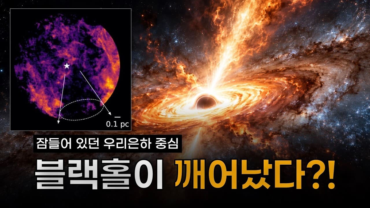 잠들어있는 줄 알았던 블랙홀이 갑자기 깨어났다?!