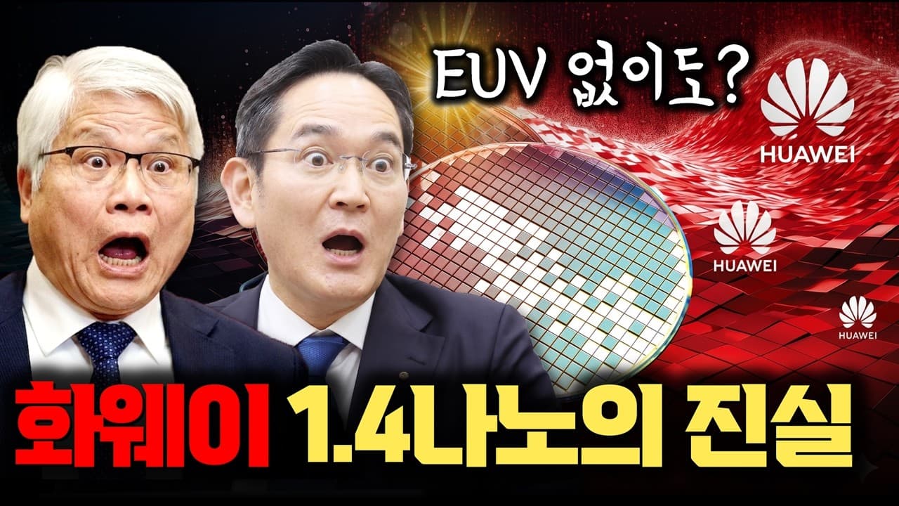 EUV 없이 1.4나노? 화웨이가 꺼낸 중국 반도체 우회로 전략의 진실