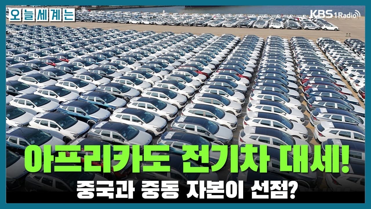 [오늘세계는] 아프리카도 전기차가 대세! 중국과 중동 자본이 선점? -최준영 박사(율촌 수석전문위원)ㅣKBS 260624 수 방송