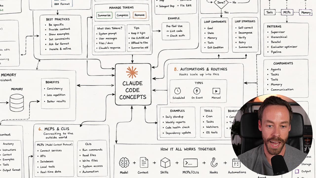 Every Claude Code Concept Explained In 21 Minutes