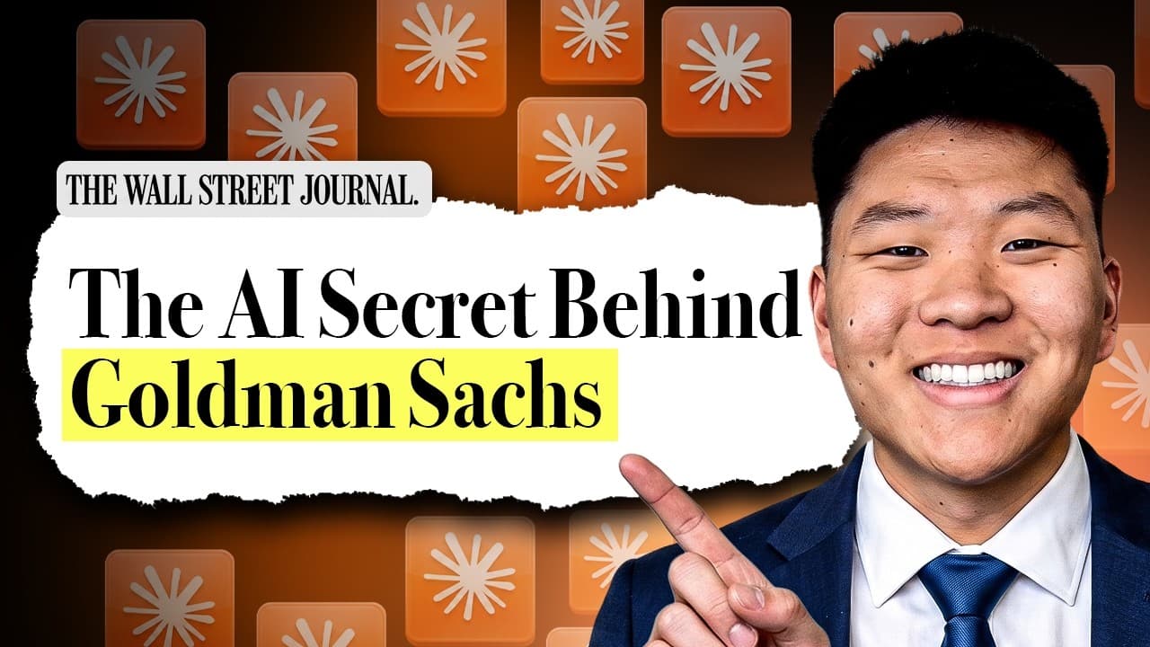 Everything Goldman Sachs Taught Me About AI (In 10 minutes)