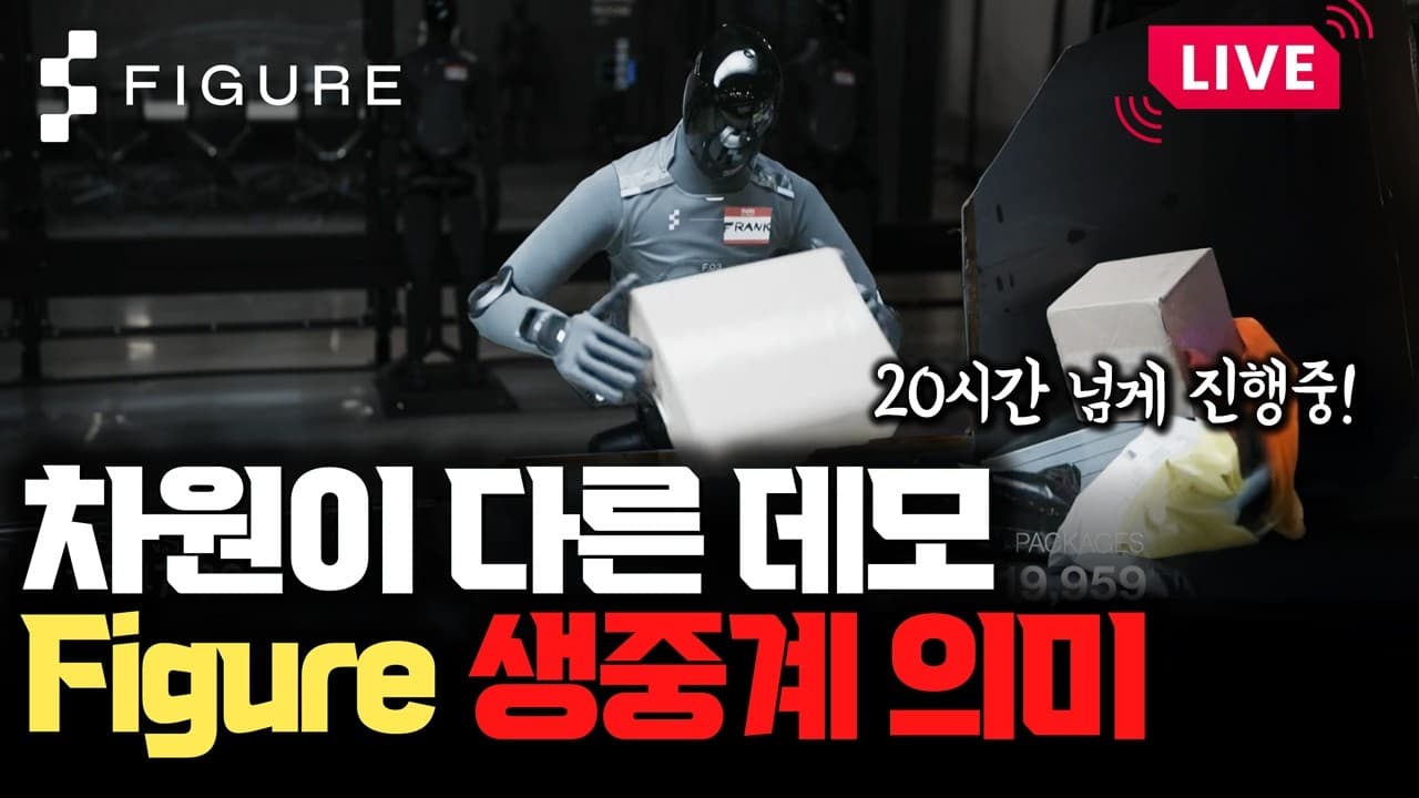 20시간째 일하는 모습 생중계 중…Figure 03 라이브가 보여준 휴머노이드의 진짜 시험
