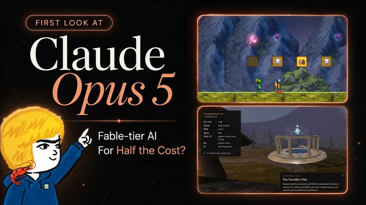 First Look at Claude Opus 5: Fable-Tier AI for Half the Cost?