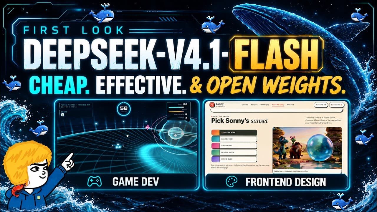 First Look at DeepSeek-V4.1-Flash: Cheap, Effective, & Open Weights